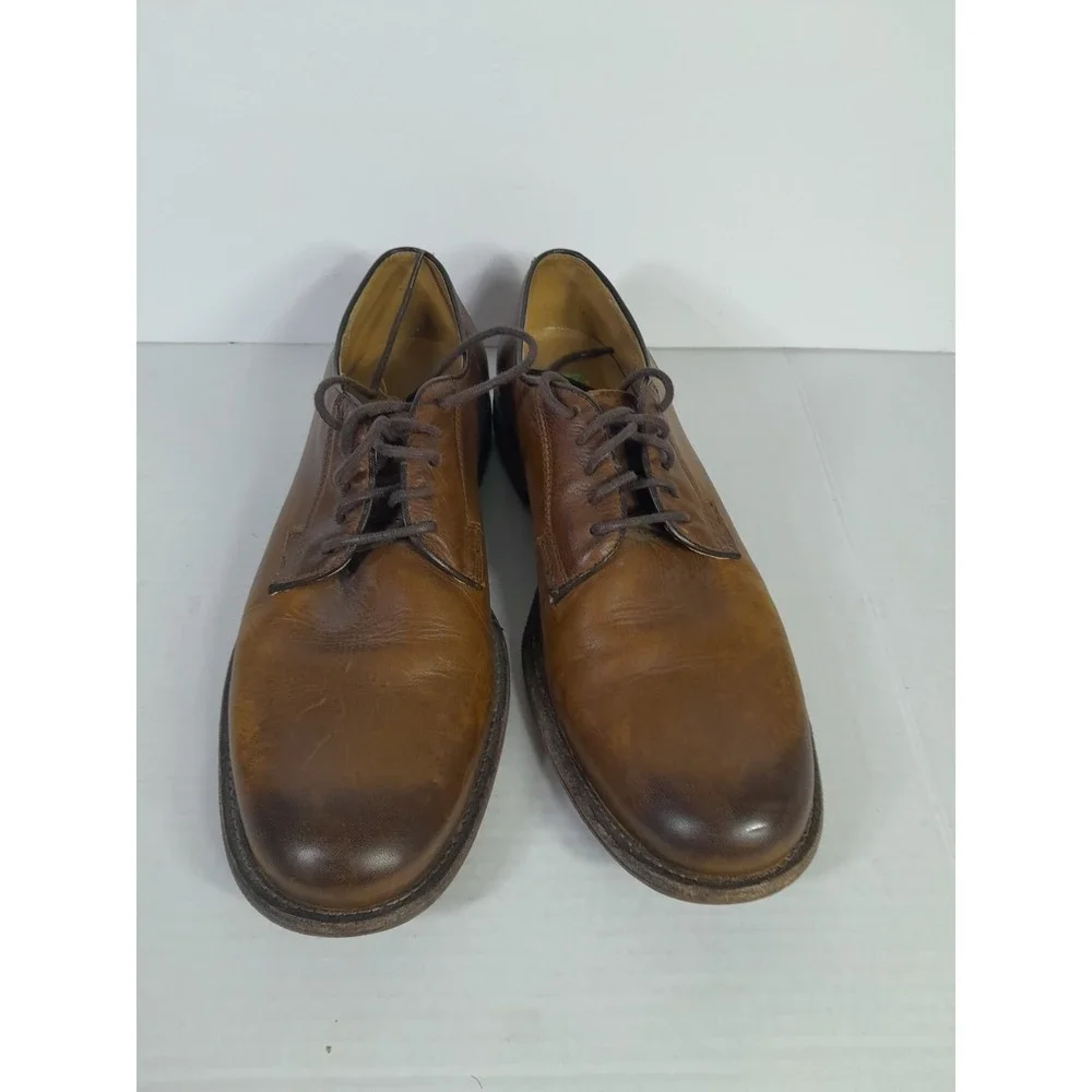 Frye Brown Leather Oxford Lace Up Men Derby Shoes Size 10 D